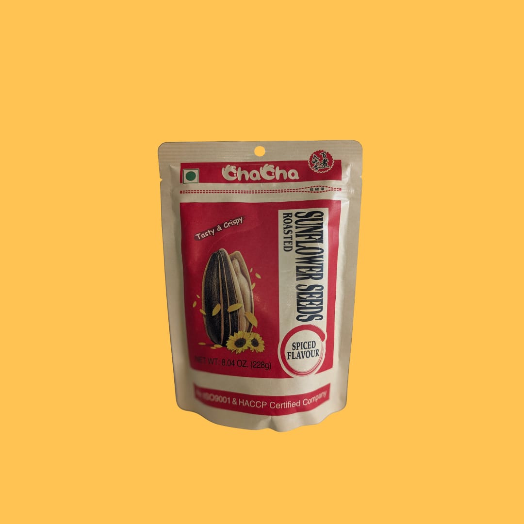 ChaCha Roasted Sunflower Seeds - Spiced Flavour 228g
